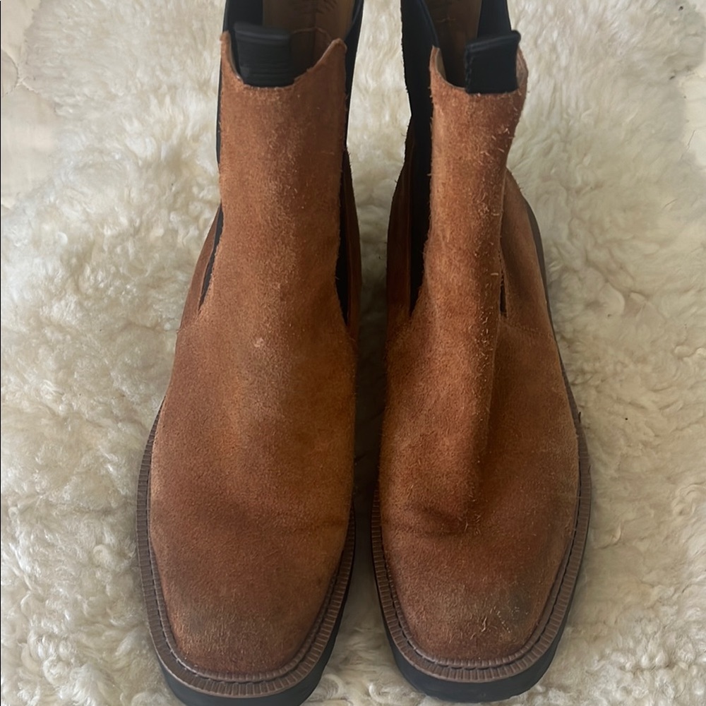 Sam Edelman Laguna Tan Suede Chelsea Boots